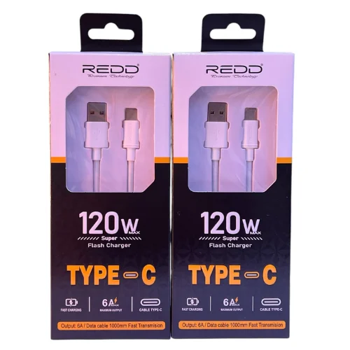 REDD CABLE DE DATOS Y CARGA TIPO-C 120W