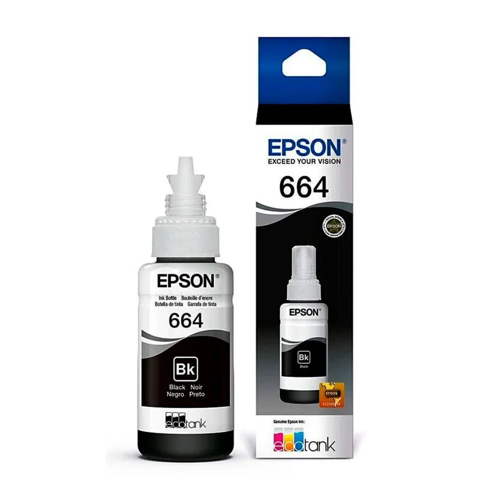 TINTA EPSON 664 BLACK ORIGINAL