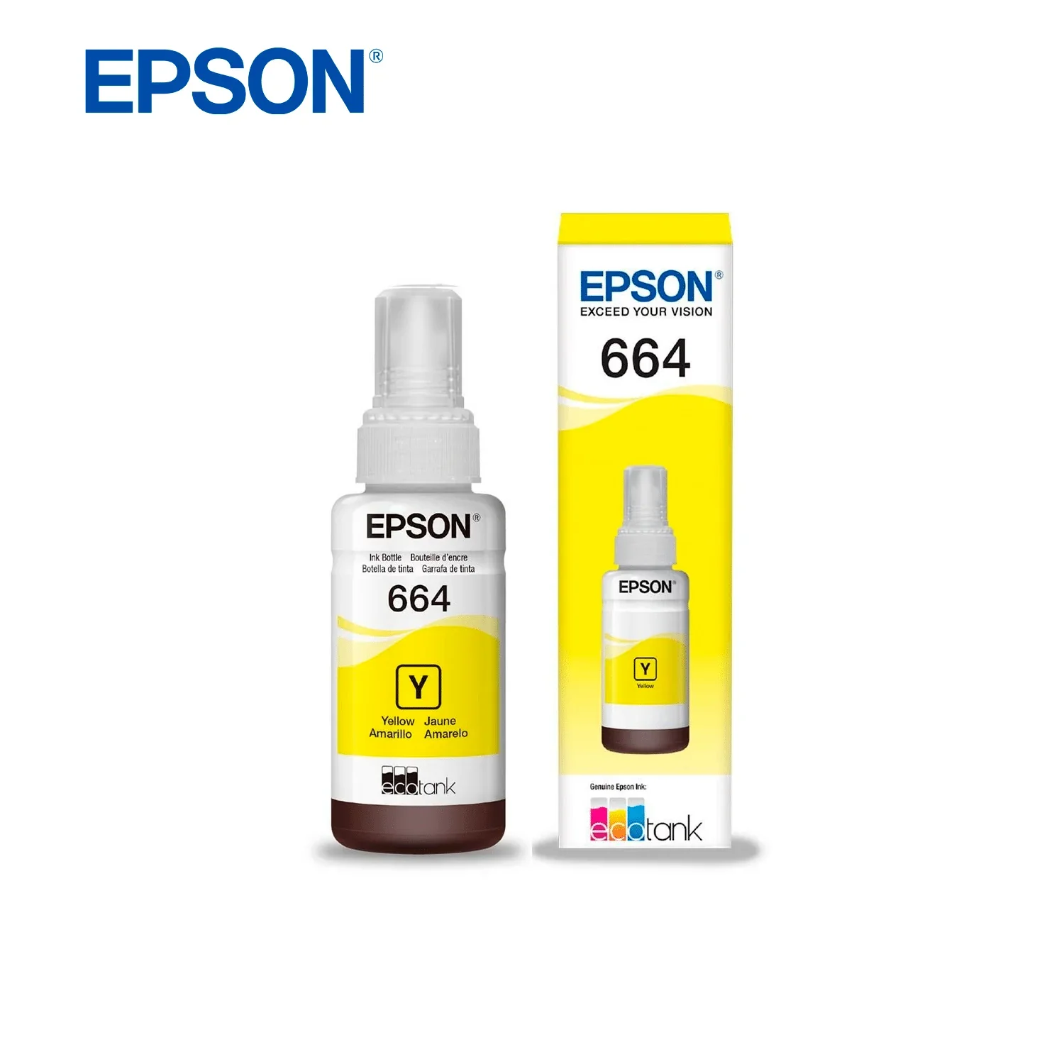 TINTA EPSON 664 YELLOW ORIGINAL