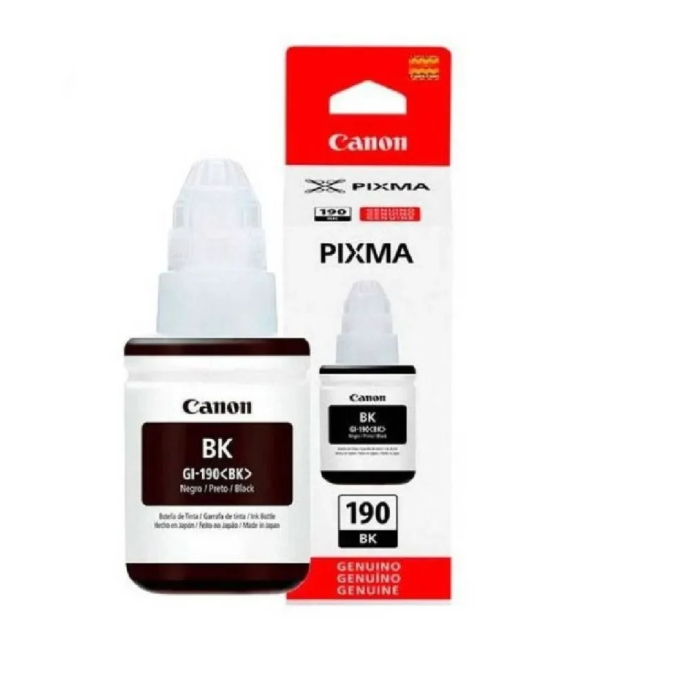 TINTA CANON GI-190 BLACK ORIGINAL