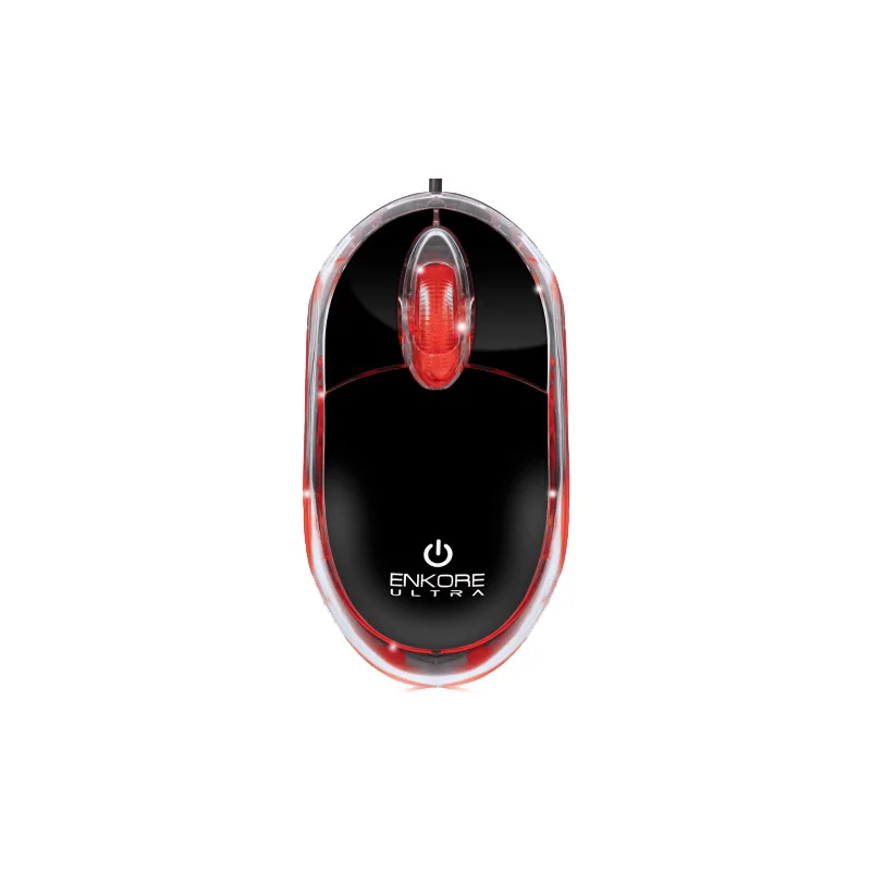 ULTRA BLK/PURPLE EKM100s MOUSE USB ENKORE