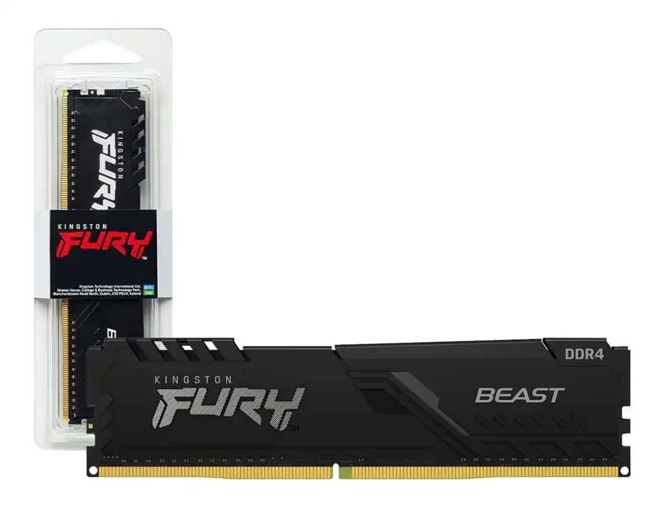KINGSTON | MEMORIA DDR4 16GB 3200 CL16 FURY BEAST BLACK