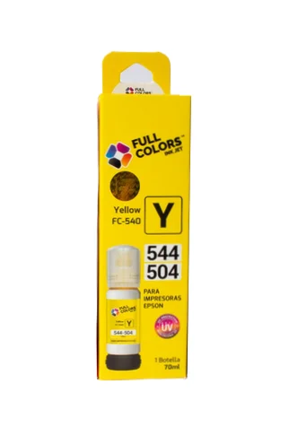 TINTA COMPATIBLE FULL COLOR 544 504 YELLOW