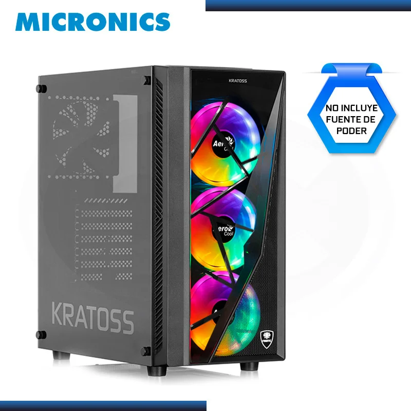 MICRONICS KRATOSS CASE PC RGB GAMING FNTC8008