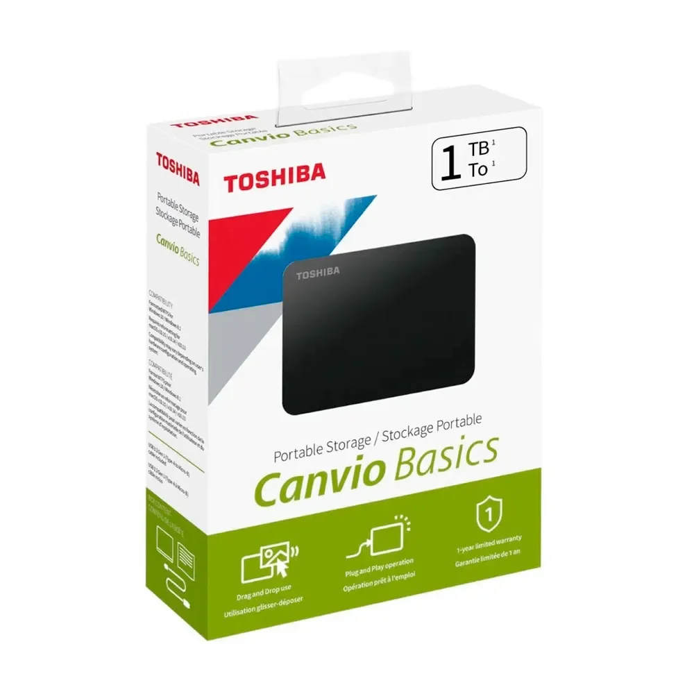 TOSHIBA DISCO EXTERNO CANVIO BASIC DE 1TB