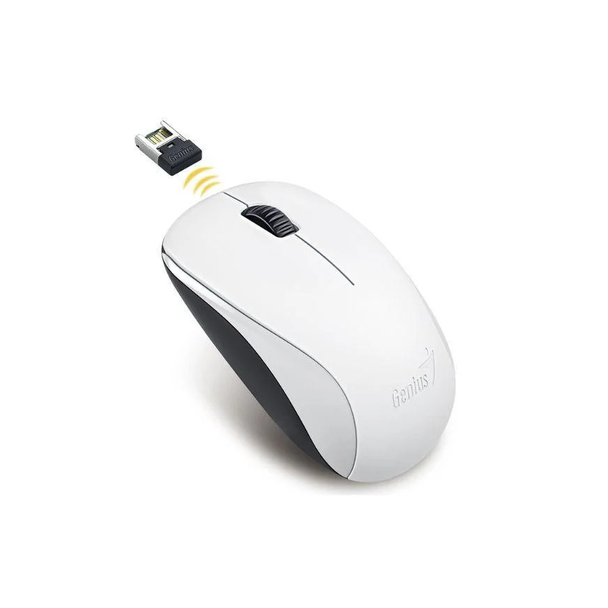 CBTRADE | MOUSE GENIUS NX-7000 INALAMBRICO BLUEEYE BLANCO