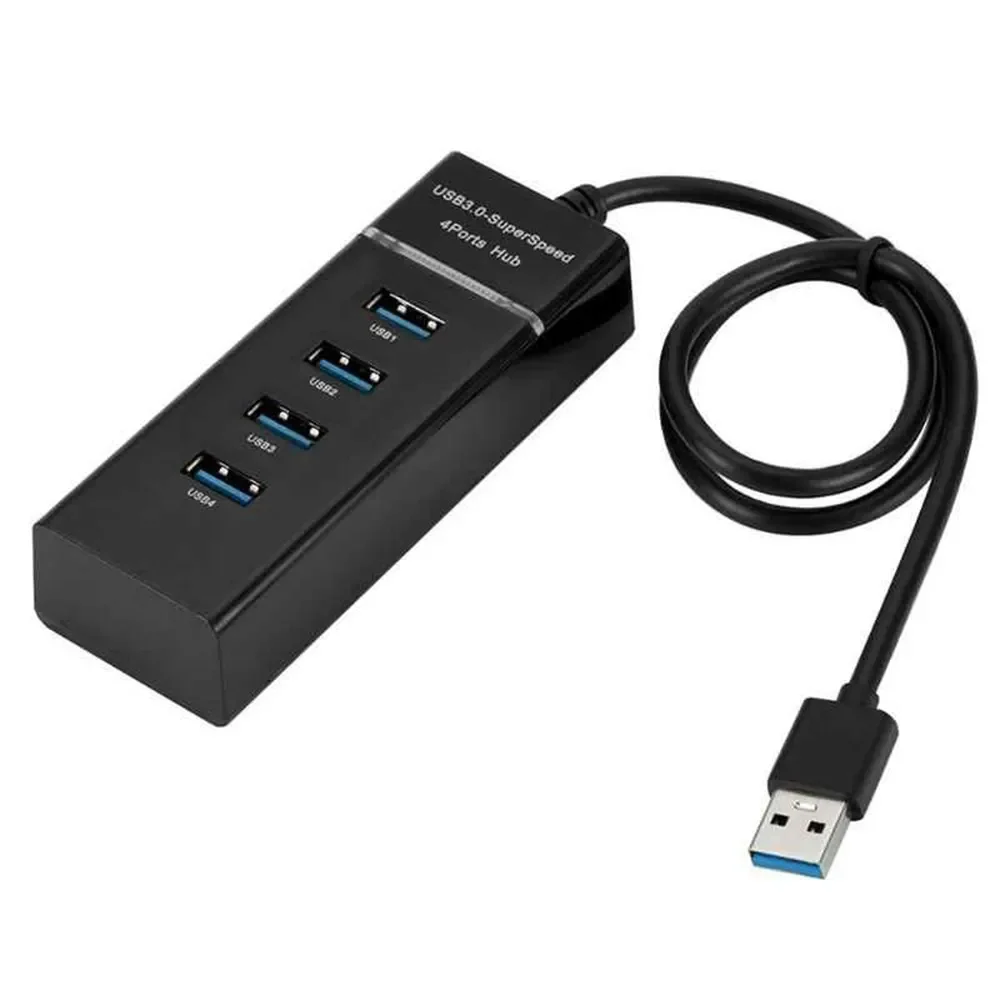 CBTRADE | HUB RECTANGULO USB 3.0, 04 PUERTOS