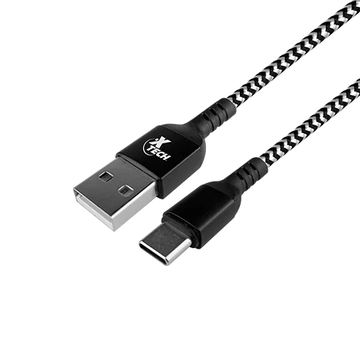 XTECH USB 2.0 A m to USB Type C m braided cable XTC-511