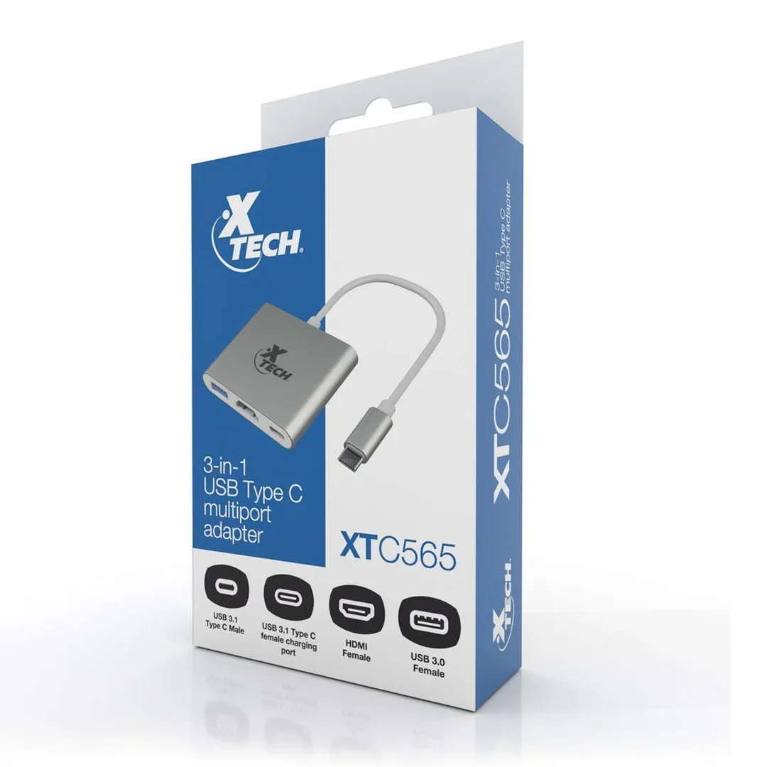 XTECH Adpt Type C to HDMI Type C USB 3.0 XTC-565