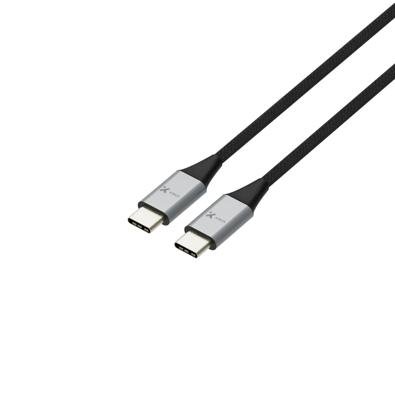 XTECH USB-C 2.0 male to male cable 3.66m braided XTC-533