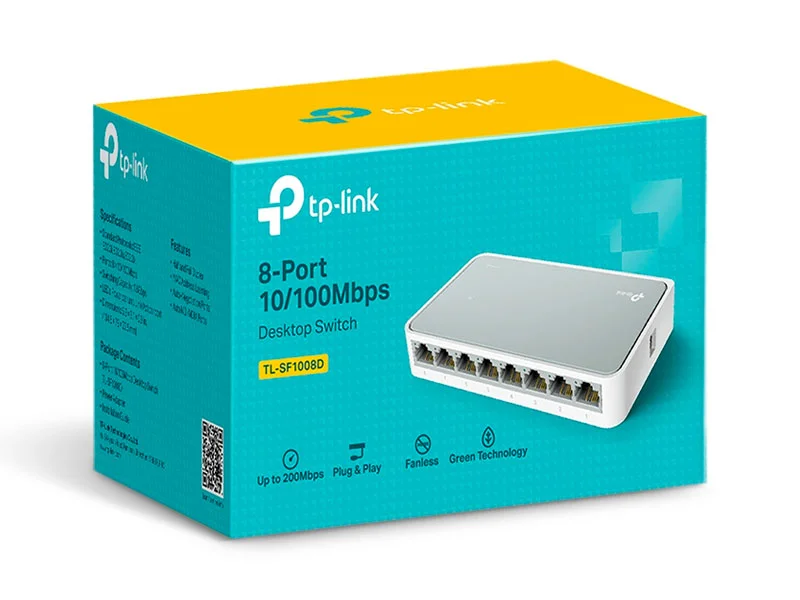 TP-LINK SWITCH DE 8 PUERTOS 1/100 MBPS
