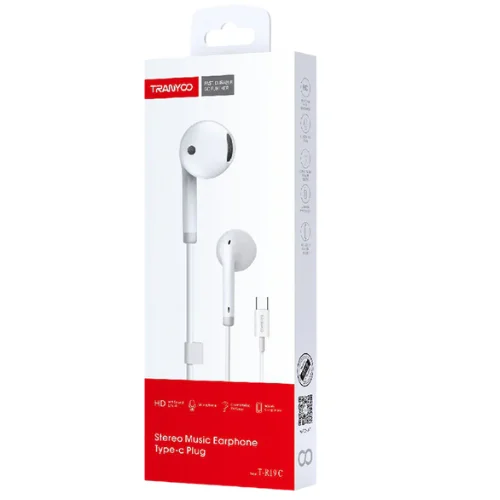 AUDÍFONOS TRANYOO STEREO MUSIC 3.5MM PLUG MODELO: T-R19