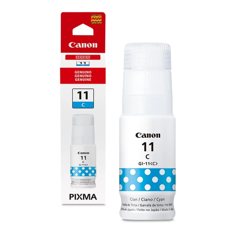 TINTA CANON 11 Y GI-11 CYAN ORIGINAL