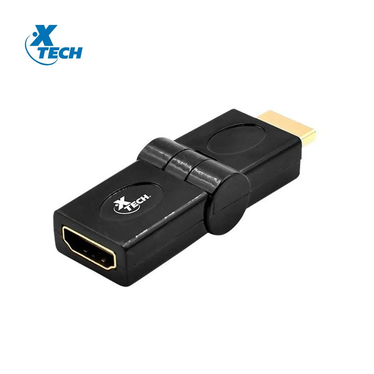 XTECH XTC-347 HDMI FEMALE HDMI MALE 170 DEG PIVOT ADAPTER