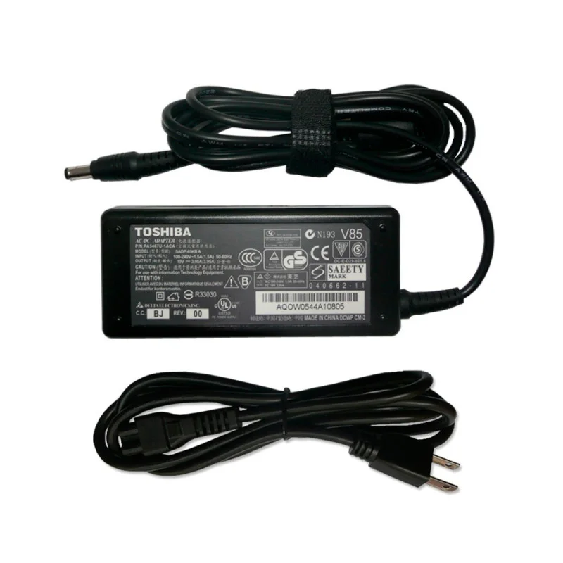 TOSHIBA CARGADOR ESTANDAR PARA LAPTOP