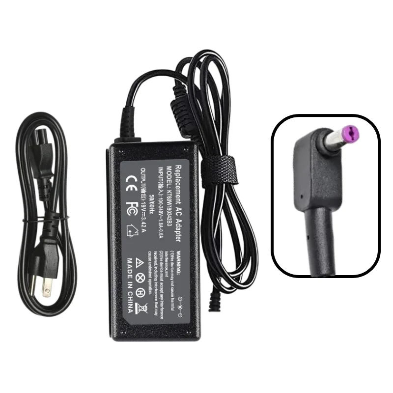 CARGADOR ORIGINAL PARA ACER NITRO PUNTA MORADO