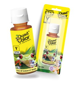 QUADCOLOR: TINTA COMPATIBLE GT52 YELLOW HP