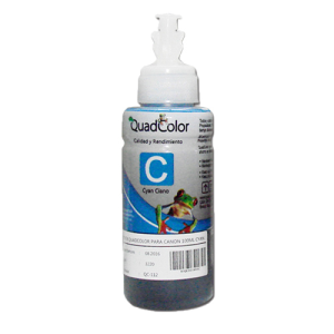 QUADCOLOR TINTA COMPATIBLE C190 CIAN CANON 100ML/70ML