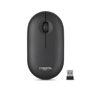 DERBY BLACK CYB M320-3M MOUSE WIFI RECARGABLE CYBERTEL