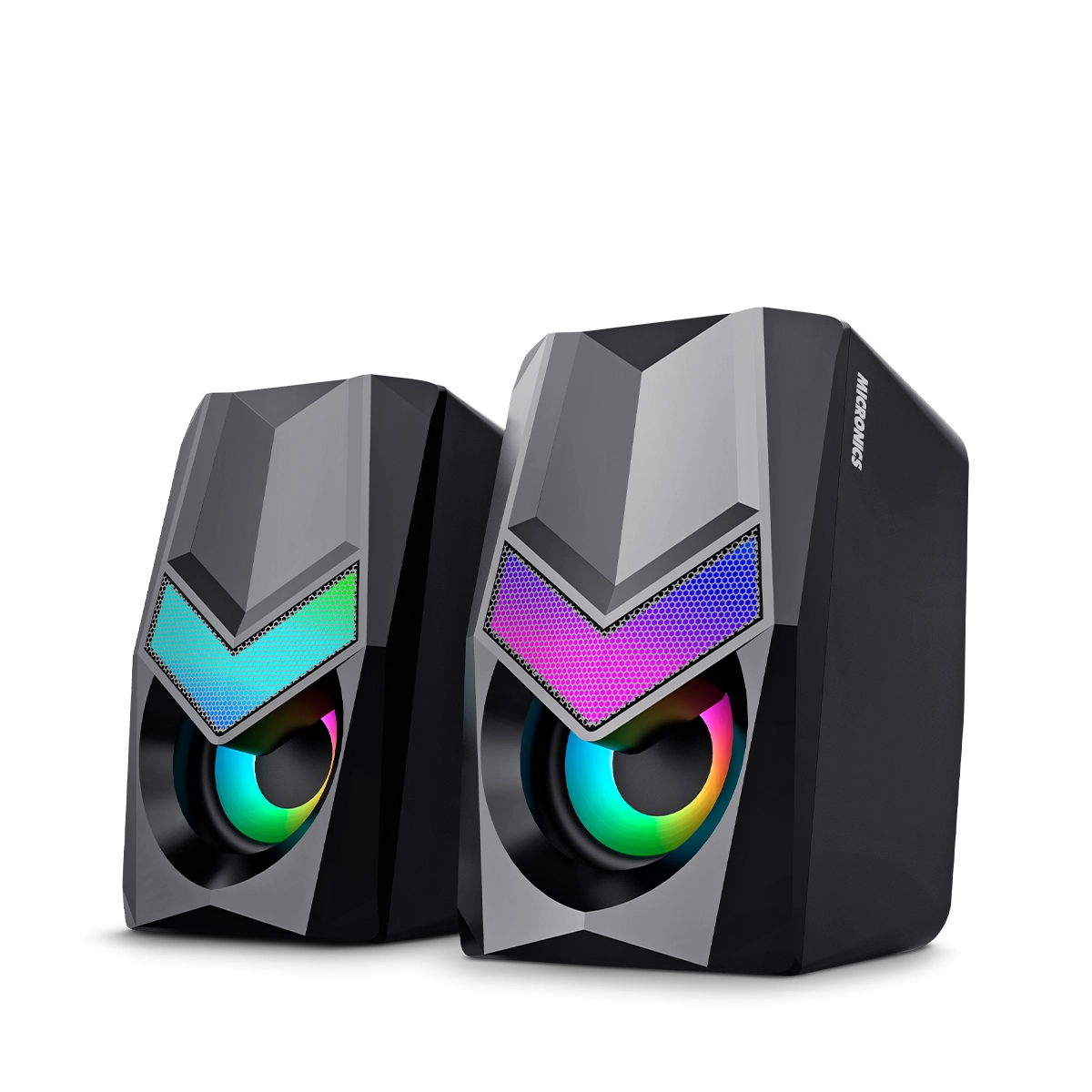 AVANTY MIC S321 PARLANTE 2.0 RGB 2" MICRONICS - Imagen 2