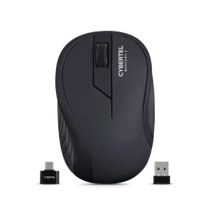 MERCURY 2 CHARCOAL CYB M308K-2M MOUSE WIFI CYBERTEL