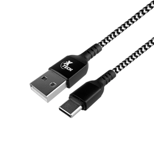 XTECH USB 2.0 A m to USB Type C m braided cable XTC-511