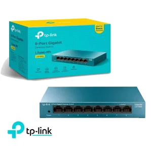 TP-LINK | DESKTOP SWITCH 8 PUERTOS GIGABIT LITE WAVE LS108G