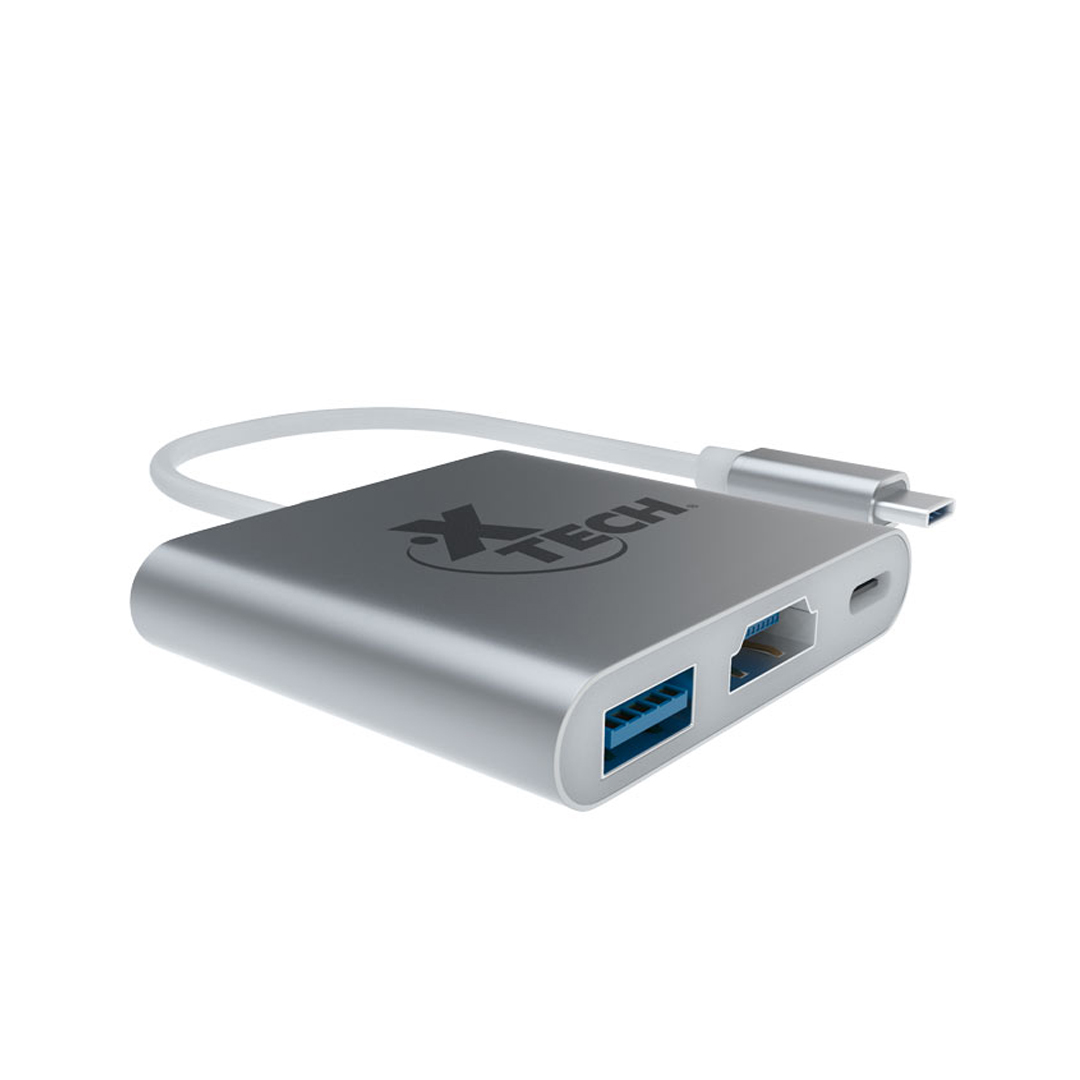 XTECH Adpt Type C to HDMI Type C USB 3.0 XTC-565 - Imagen 3