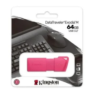 KINGSTON EXODIA MEMORIA USB DE 64GB PINK
