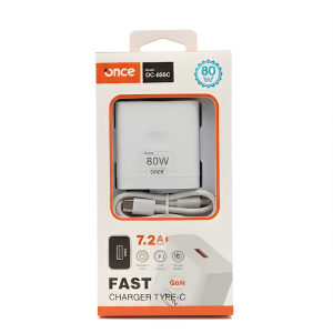 ONCE CARGADOR TIPO C 80W 7.2A OC-835C