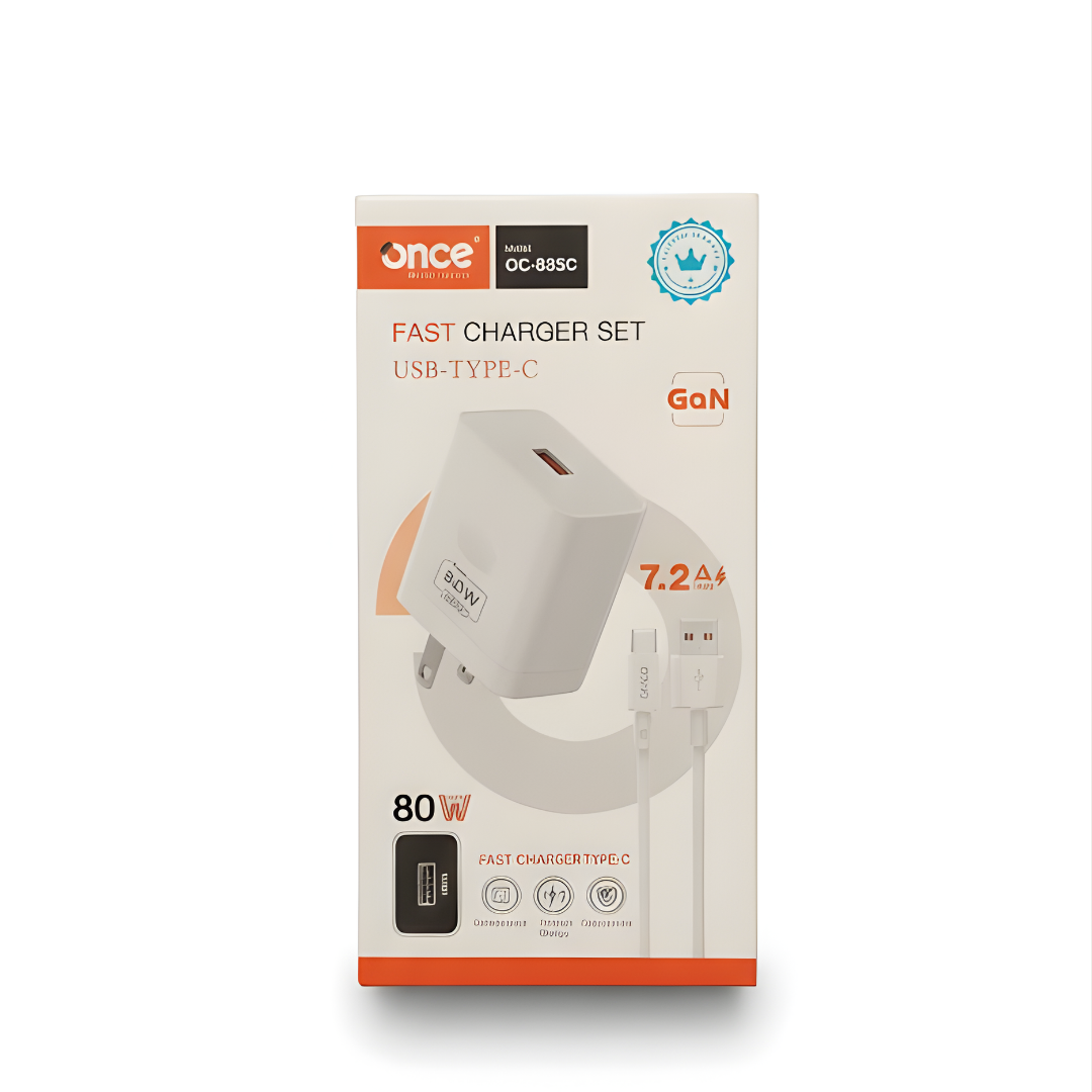 ONCE CARGADOR TIPO C 80W 7.2A OC-835C - Imagen 2