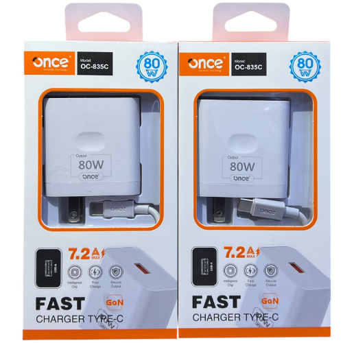 ONCE CARGADOR TIPO C 80W 7.2A OC-835C - Imagen 3