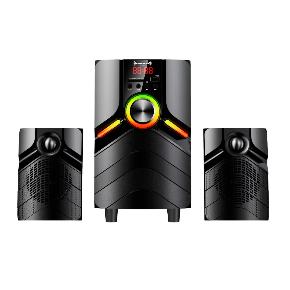 PARLANTE 2.1 HALION ESSEX HA-K45 80W 4" RGB C/R